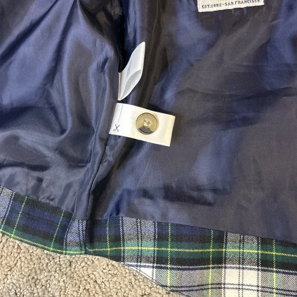 Janie And‎ Jack Boys Size 10 Blue Plaid Holiday Suit Vest Dressy Photos - Picture 5 of 8